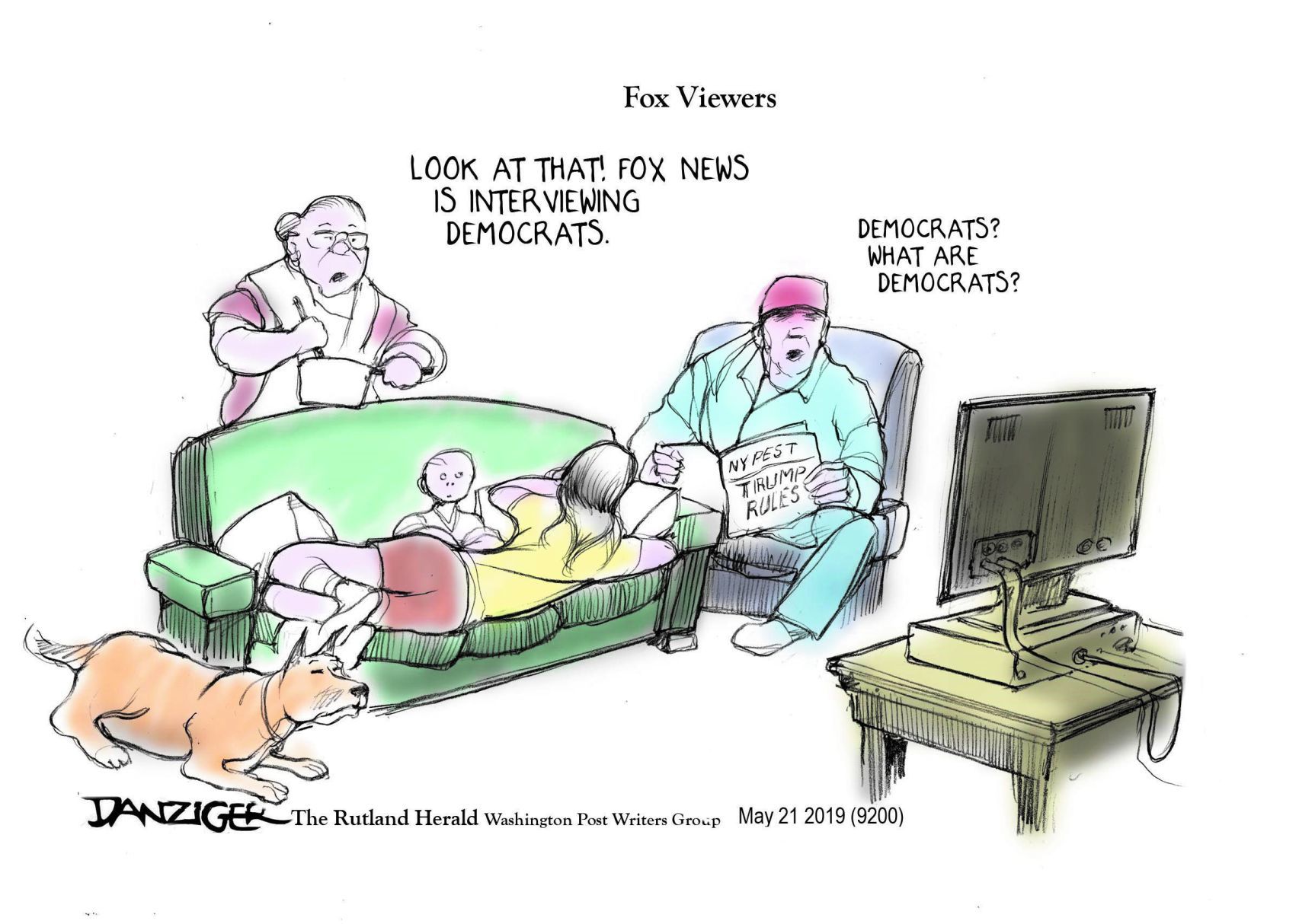 Jeff Danziger cartoon